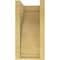 Ekena Millwork 6"W x 6"D x 12"H Wide Helena Rough Cedar Woodgrain TimberThane Corbel, Primed Tan CORUR06X06X12HELRCPR - alternate 2
